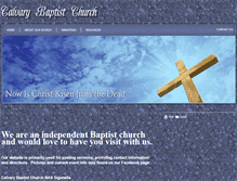 Tablet Screenshot of calvarybaptistsigonella.com